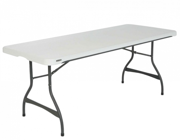 6ft White Table